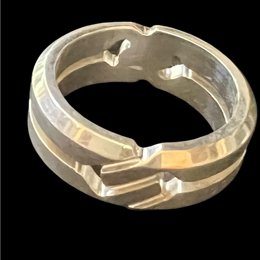 Gucci Gold Interlocking Infinity Knot Ring - image 2